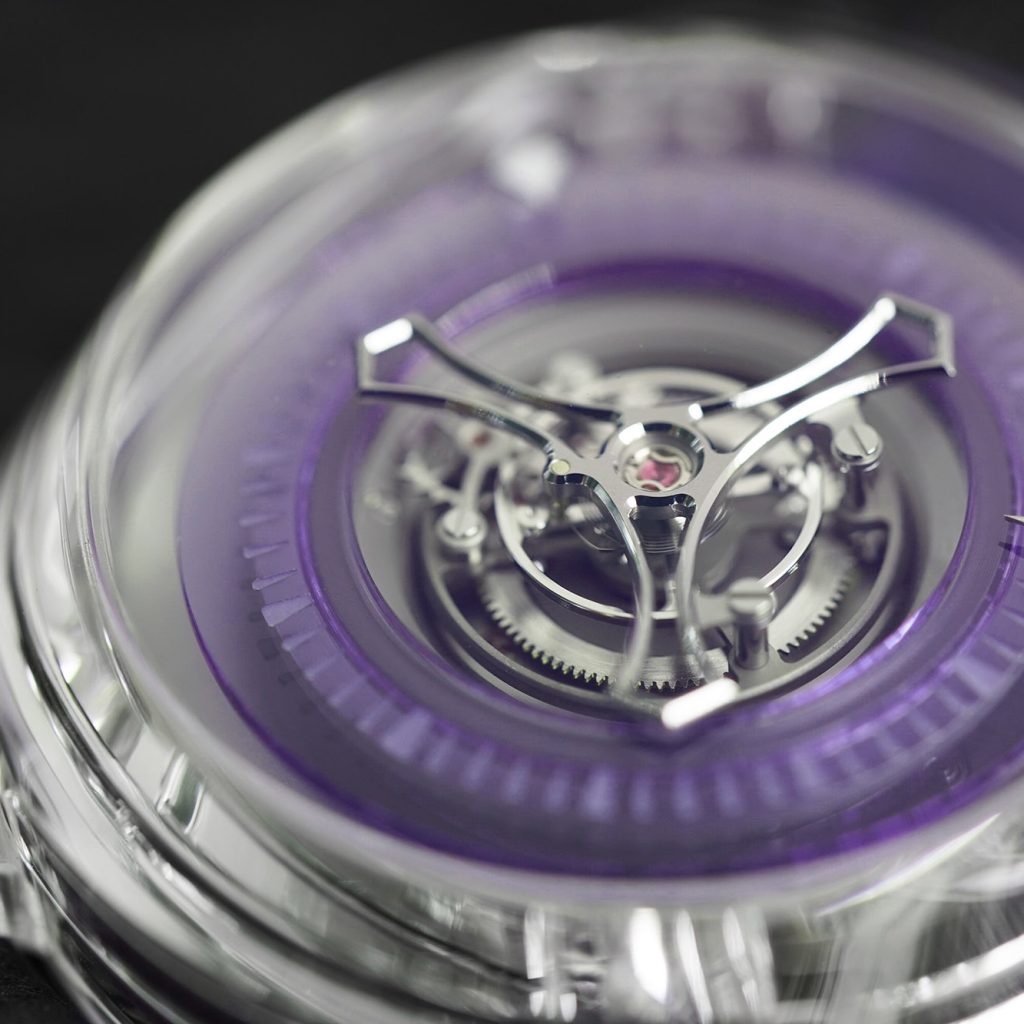 Purity Wavy Central tourbillon Purple