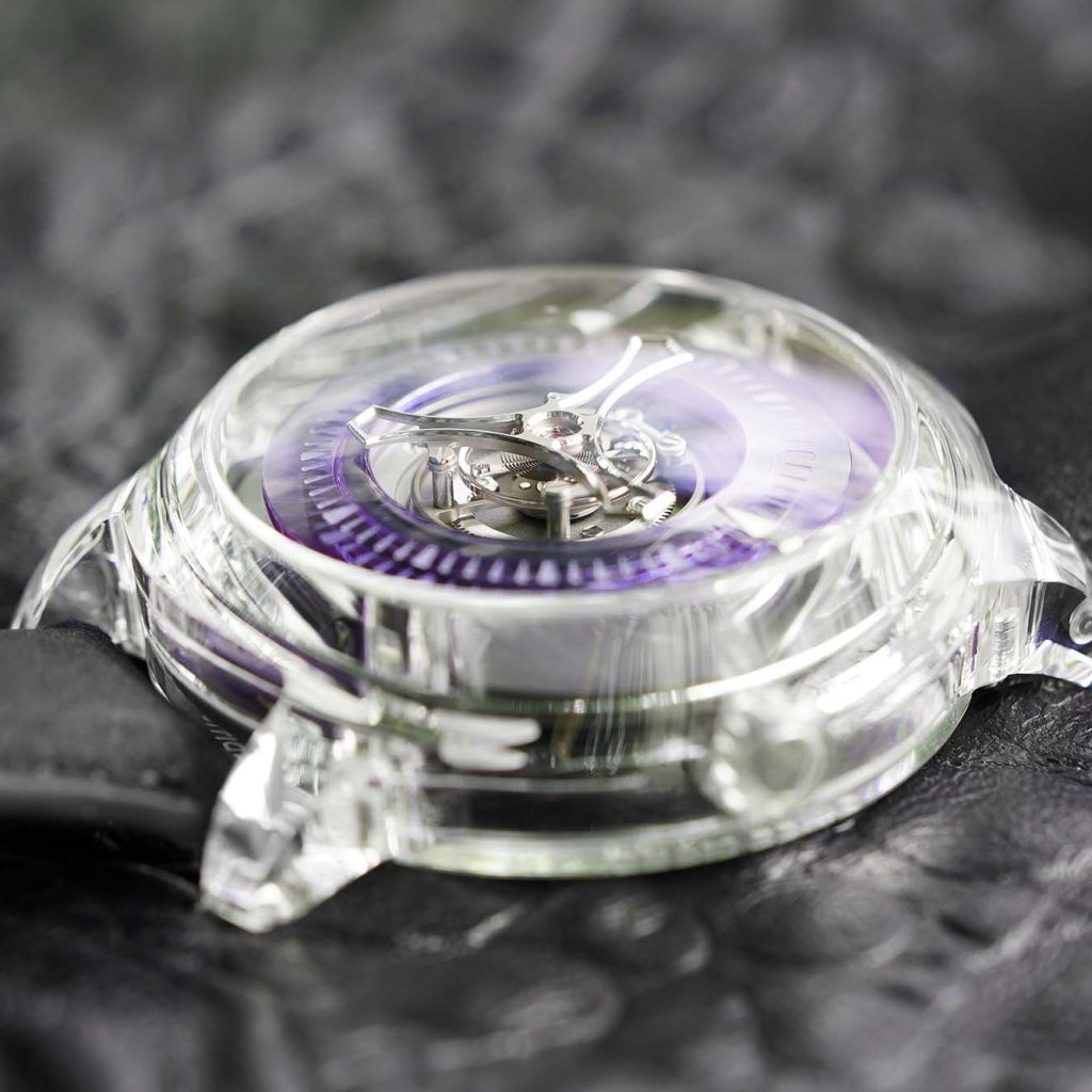 Purity Wavy Central tourbillon Purple